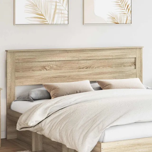 vidaXL Hoofdbord Sonoma Eiken Bewerkt hout Bruin