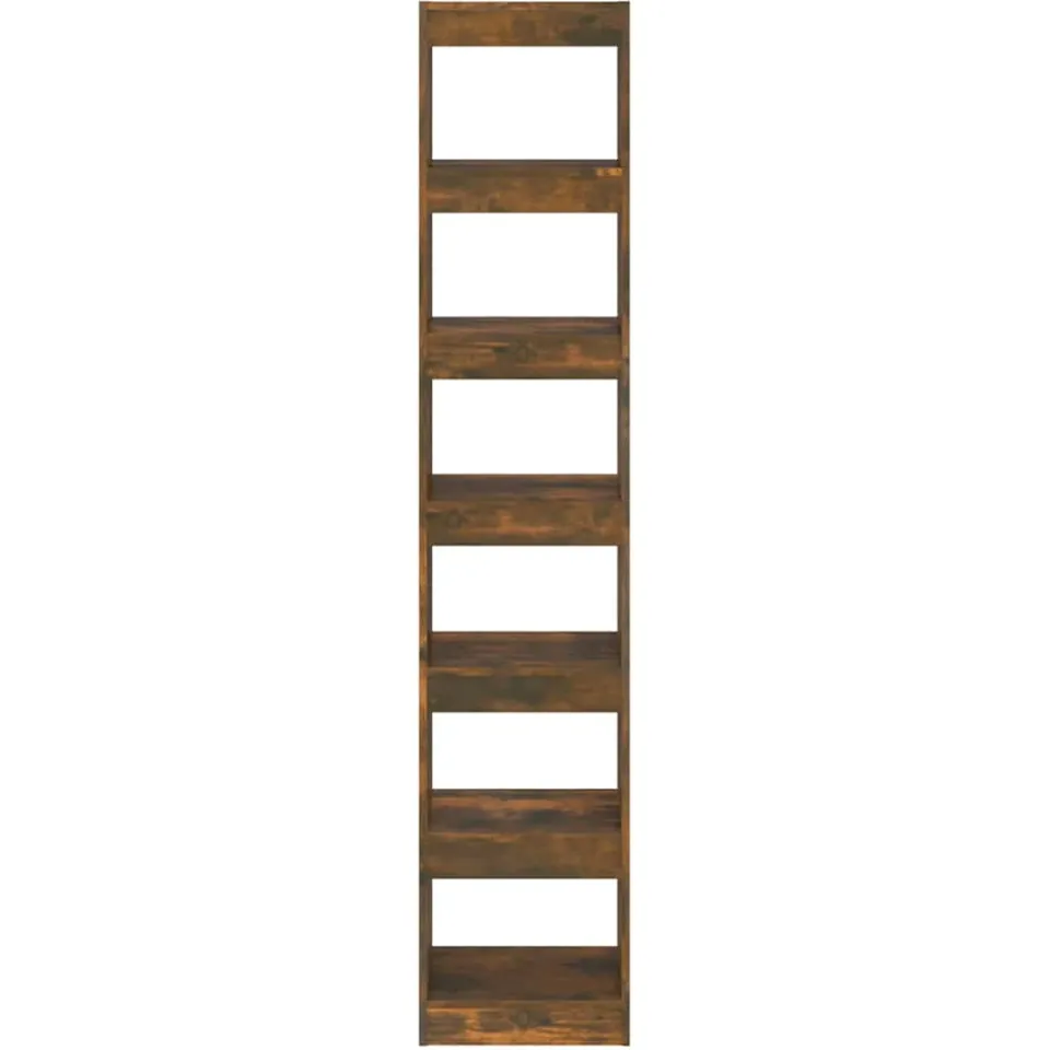 vidaXL Boekenkast/kamerscherm 40x30x198 cm gerookt eikenkleurig, foto 4