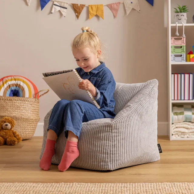 iCON Kinderzitzak Stoel Natalia grijs