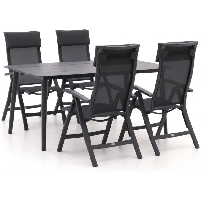 Bellagio tuinmeubelen Bellagio Lugo/Sora 160cm dining tuinset 5-delig