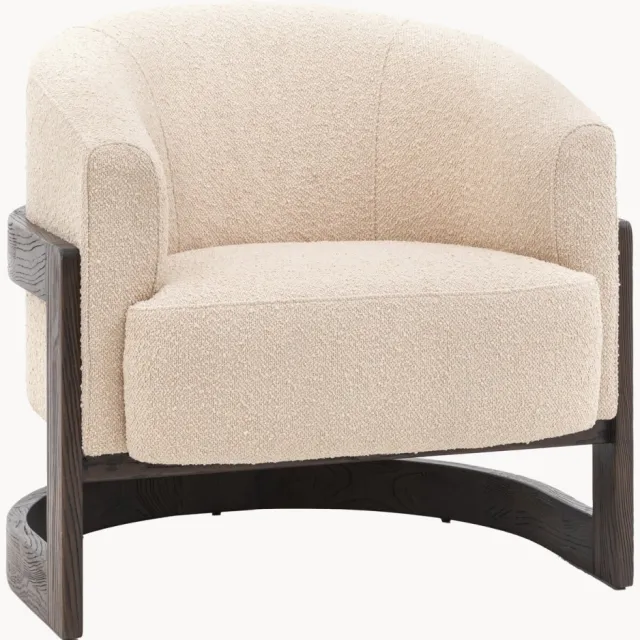 Gallery Direct Loungefauteuil Cercola Wit