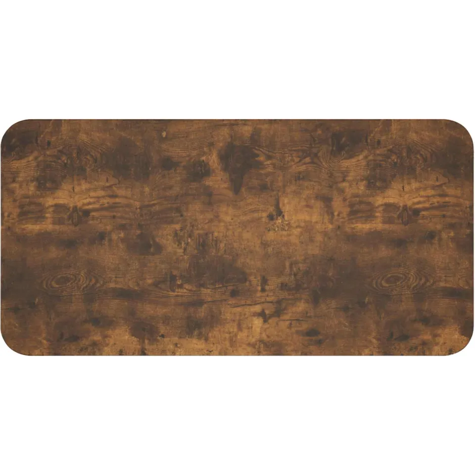 vidaXL Salontafel Gerookt eiken 79,5 x 40 x 36 cm Bewerkt hout, foto 4