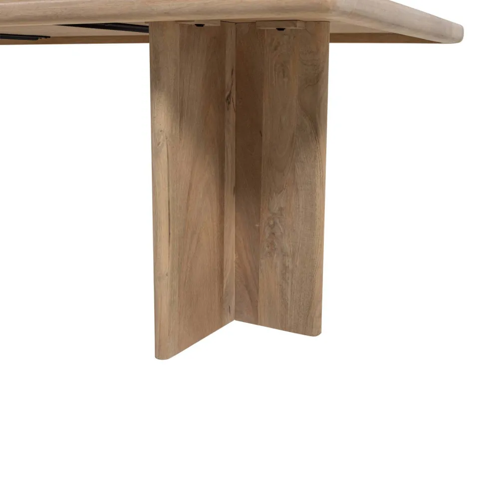 WOOOD Ato Eettafel 220 CM - Mangohout - Naturel - 76x220x90, foto 5