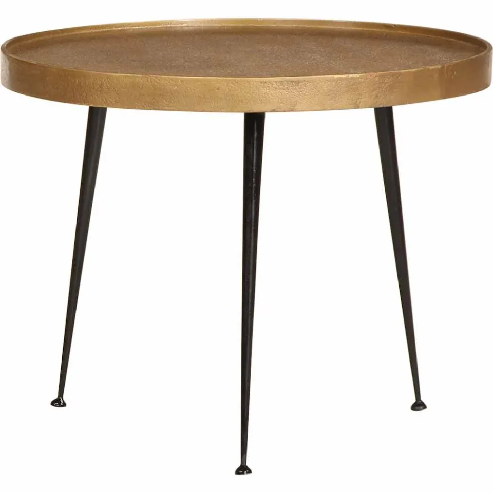 vidaXL Salontafel 3 stuks Goudkleurig bewerkt hout, foto 4