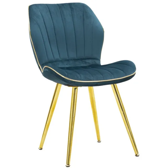 Mauro Ferretti Stoel Paris Chair Space Tail/gold Set 2 Pz 46×58×77 cm