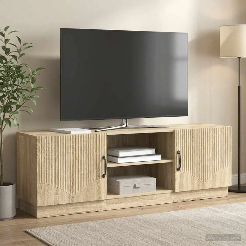 vidaXL TV-kast Sonoma Eiken 150 x 31 x 47 cm Bewerkt hout, foto 4