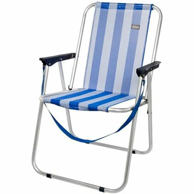 Colorbaby Folding Chair Color Baby Sailor Aluminium White Navy Blue White / Blue