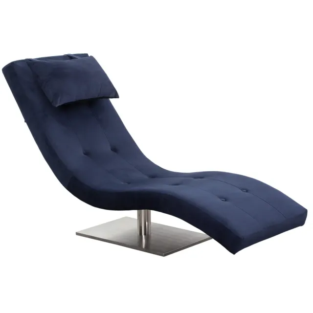 relaxfauteuil Boaz blauw