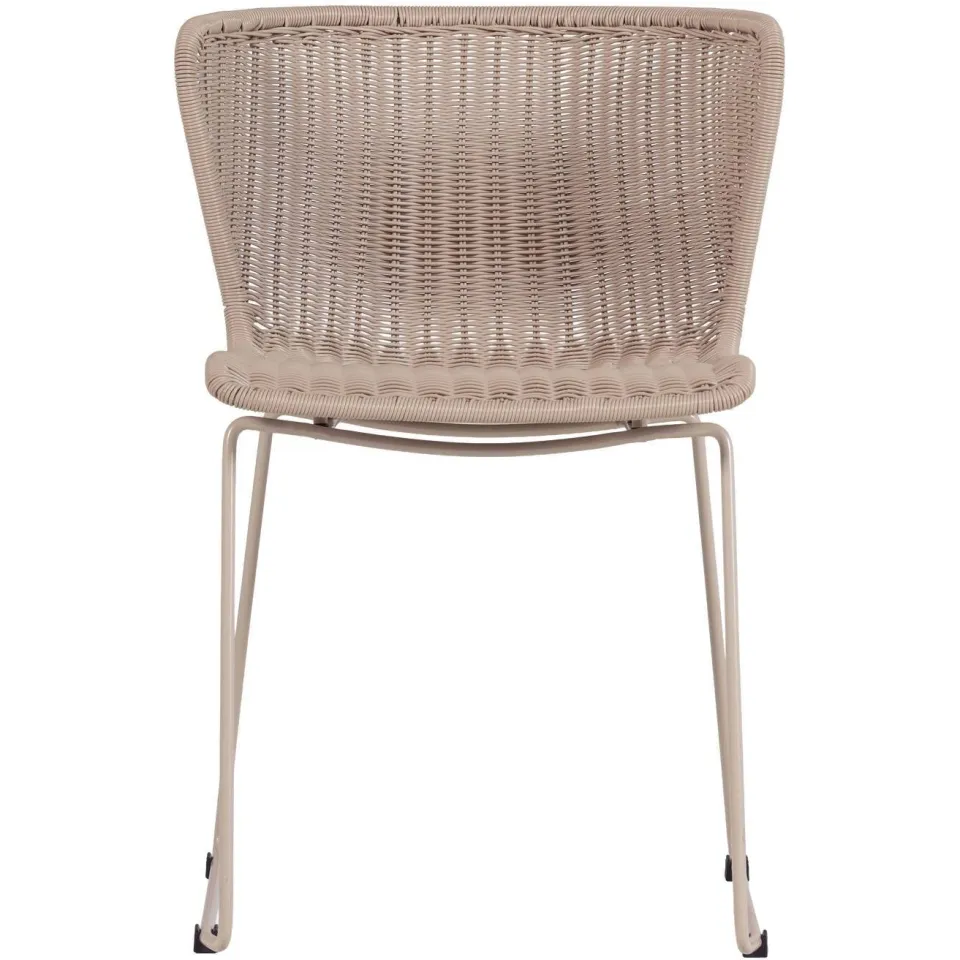 WOOOD Wings Tuinstoelen - Touw/Metaal - Naturel - Set van 2, foto 2