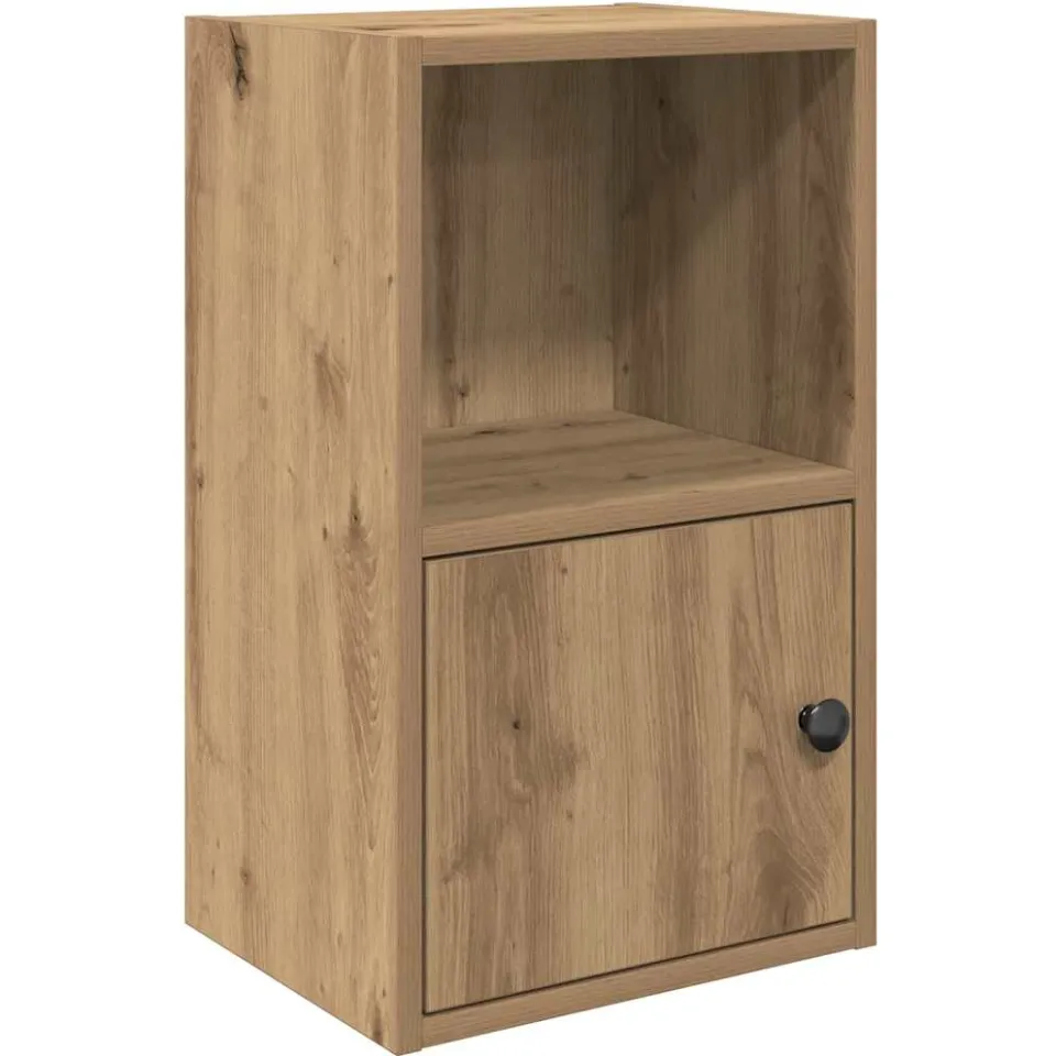 vidaXL Boekenkast 31x24x52 cm bewerkt hout artisanaal eikenkleurig, foto 3