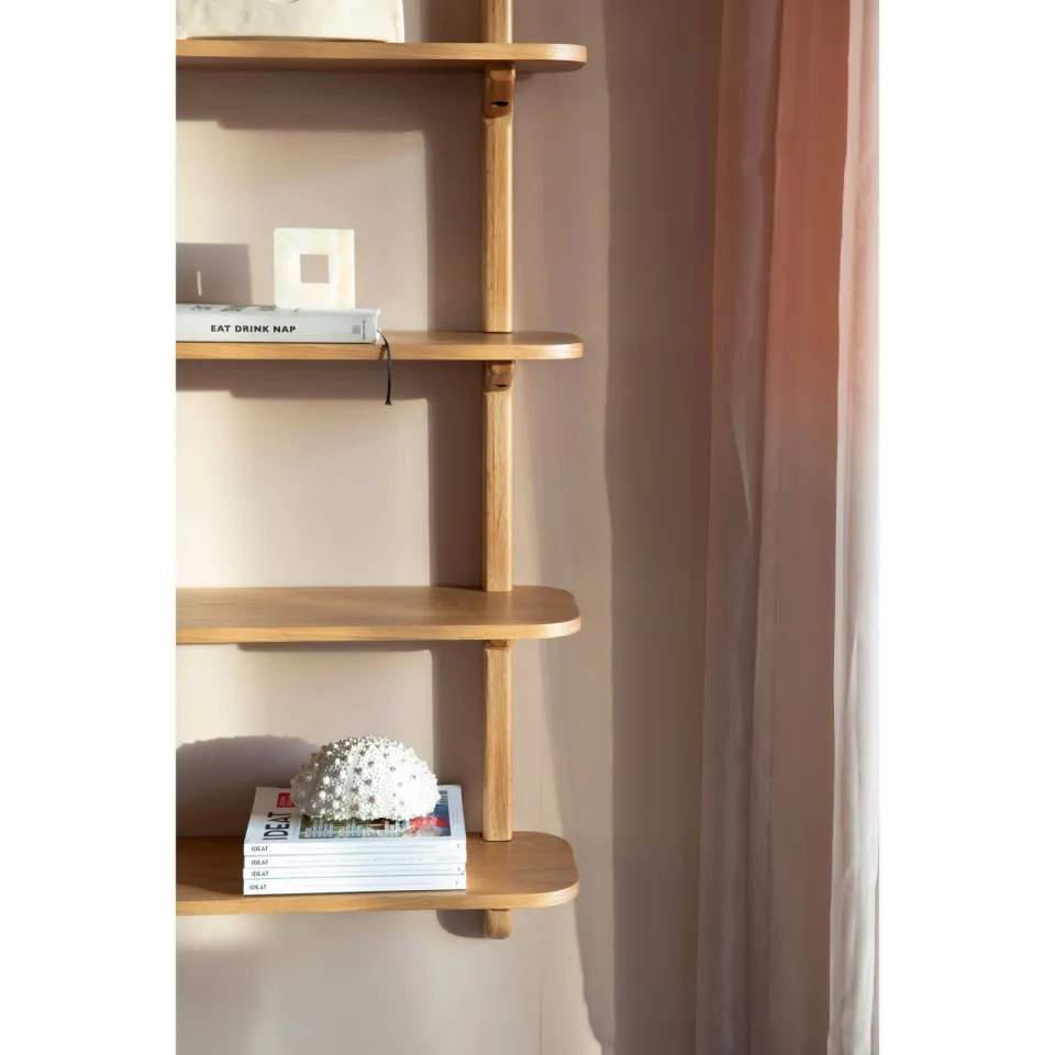 Zuiver Hogar Wandkast/ Wandplanken Naturel Eiken, foto 5