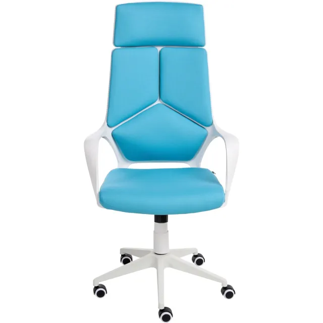Beliani DELIGHT II - Bureaustoel - Blauw - Polyester