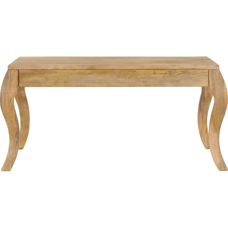 vidaXL Salontafel 80x80x40 cm massief mangohout Bruin