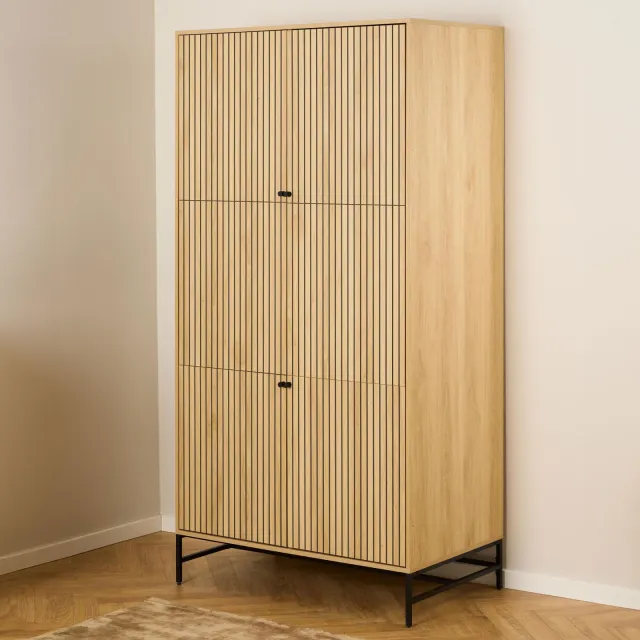 Bendt Davon kledingkast eikenlook, foto 2