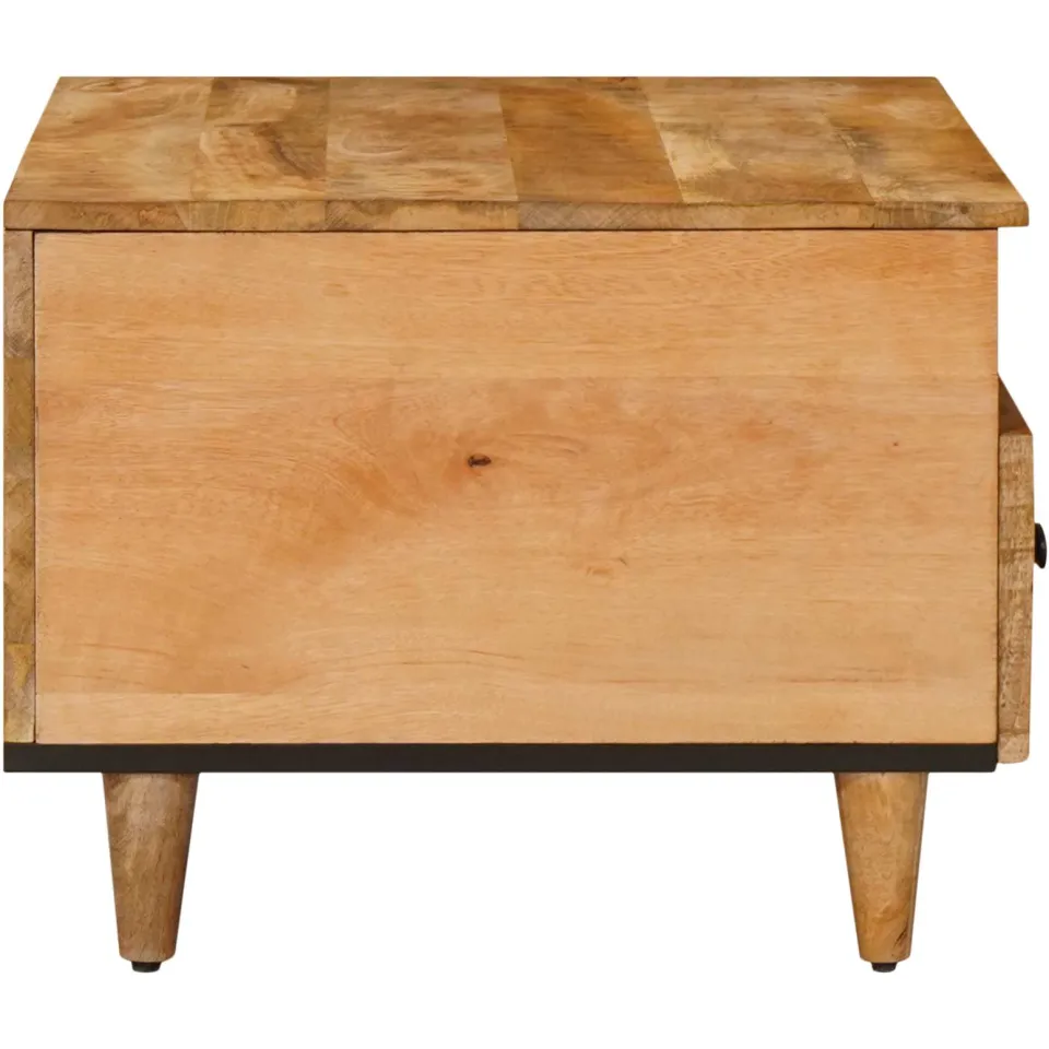 vidaXL Salontafel Bruin 80 x 54 x 40 cm Massief Mango Hout, foto 4
