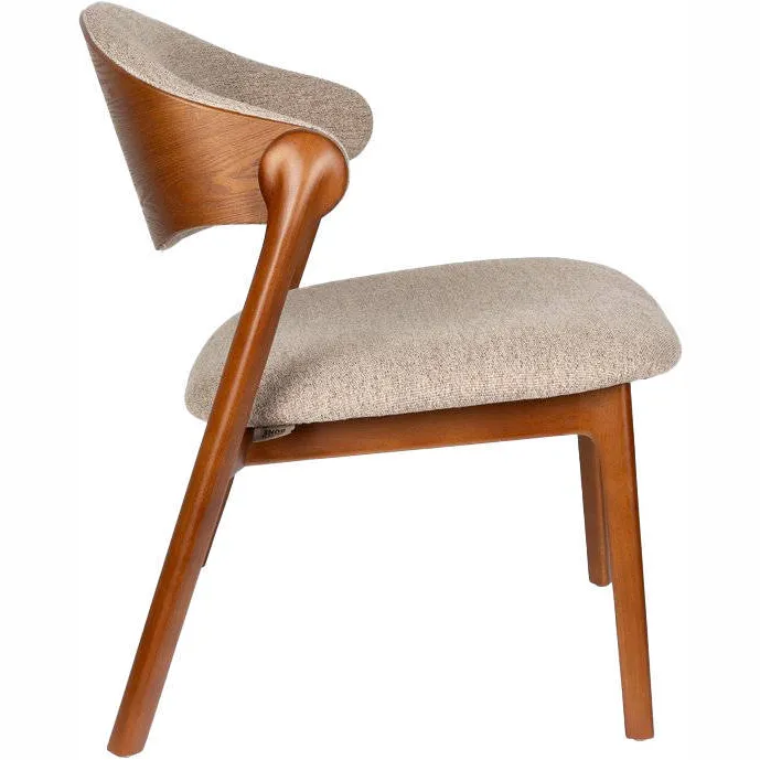 Dutchbone fauteuil Babington walnoot, foto 4