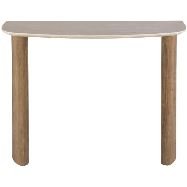 G***-M Giga Meubel Haltafel Romano - Hout/Travertin - 100x35x76cm Beige