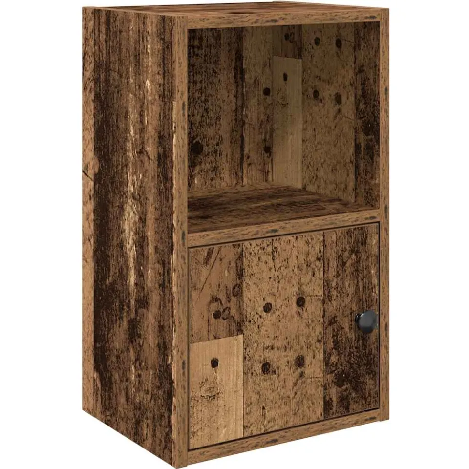 vidaXL Boekenkast 31x24x52 cm bewerkt hout oud houtkleurig bruin, foto 3
