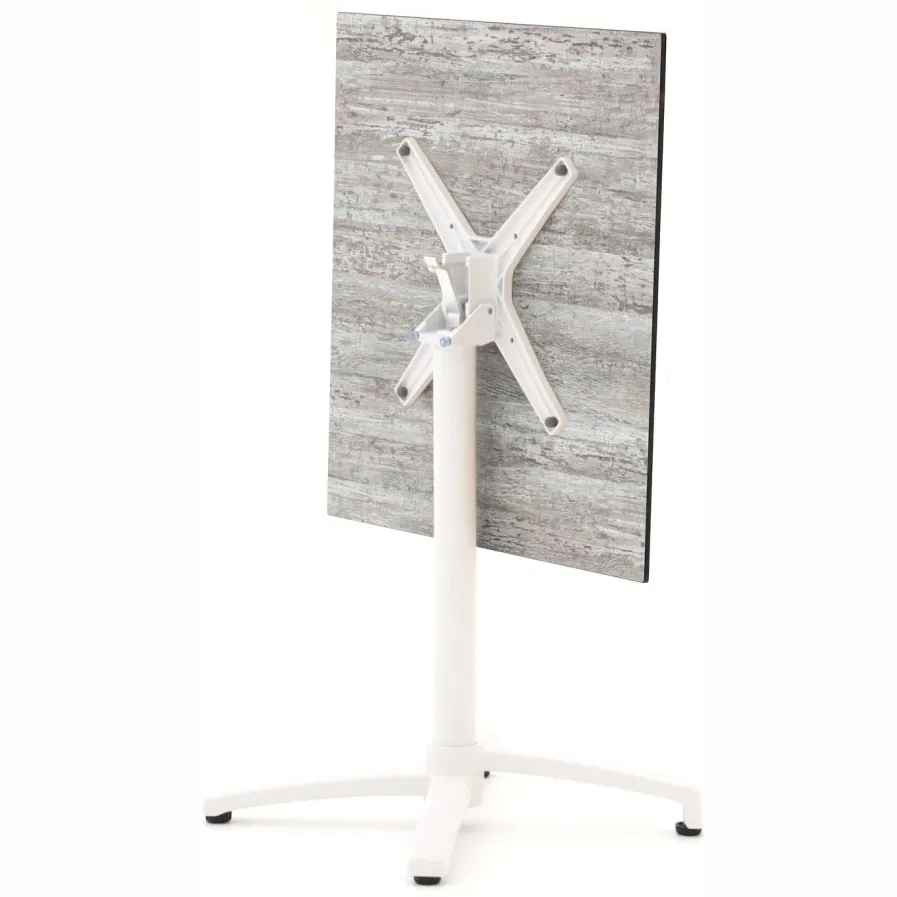 Bellagio tuinmeubelen Bellagio Canzo klaptafel 80x80x73cm wit, foto 4
