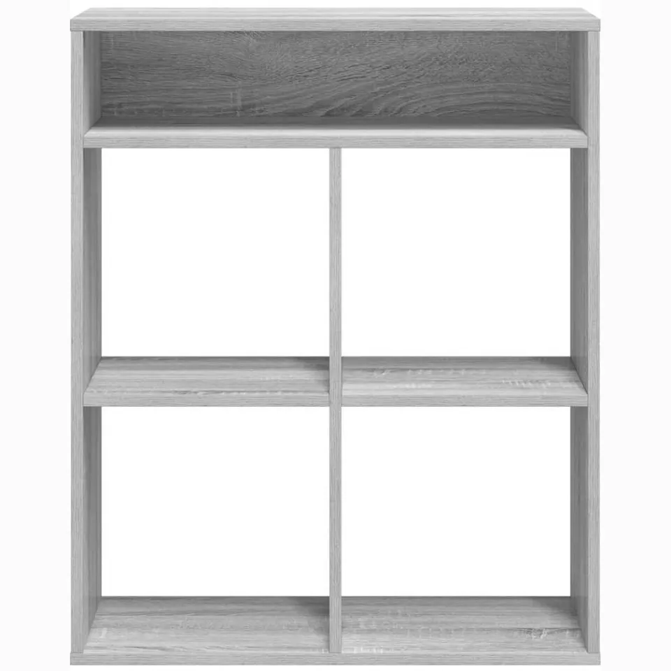 vidaXL Boekenkast 66x31x80 cm bewerkt hout grijs sonoma eikenkleurig, foto 4