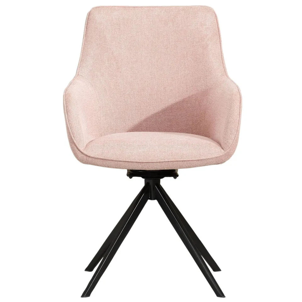 NOUS Living Loren eetkamerstoel roze