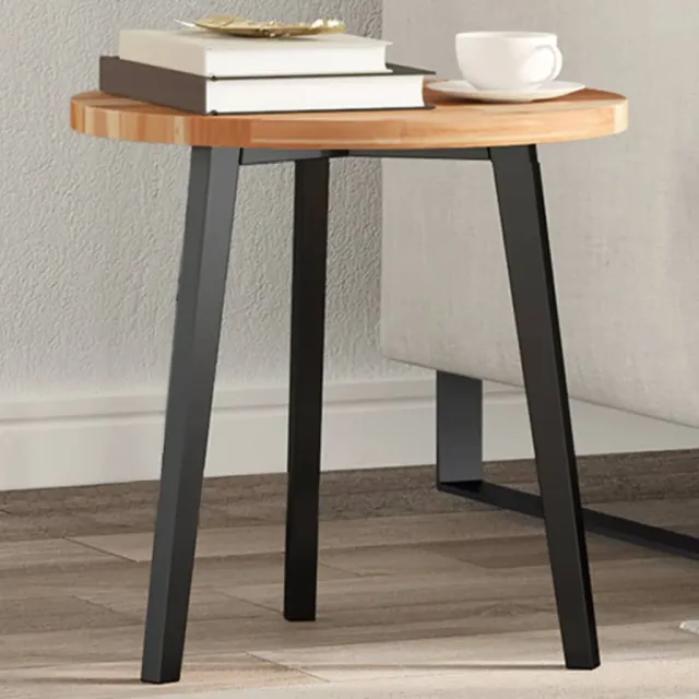 vidaXL Tafelblad rond Ø 40x2 cm massief acaciahout Bruin
