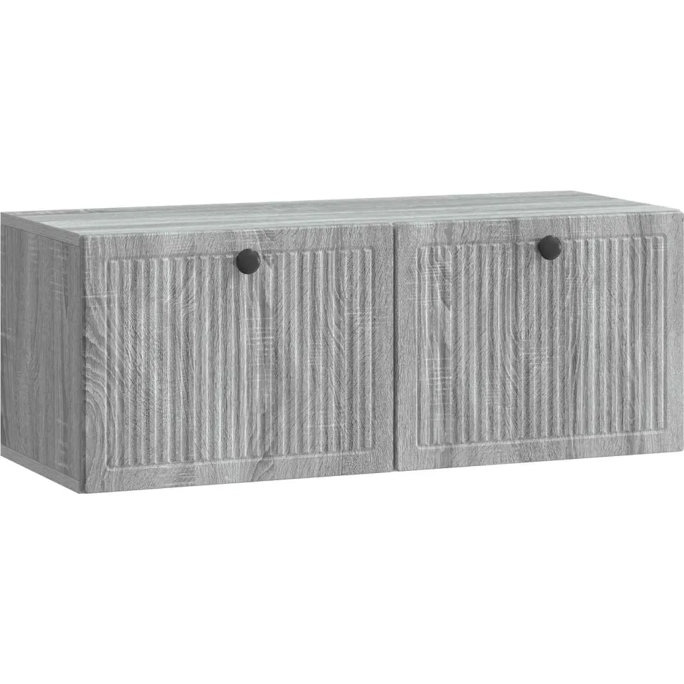 vidaXL Wandbeugel TV-kast Grijs sonoma 78,5 x 31 x 30 cm Bewerkt hout, foto 3