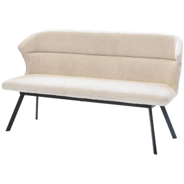 Giga Meubel Eetkamerbank Avery - Beige Stof - 160x60x88cm