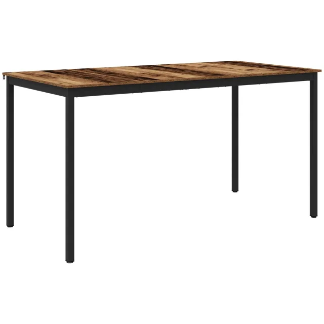 vidaXL Staande - Bartafel - Bewerkt - hout - Rechthoekig Oud hout