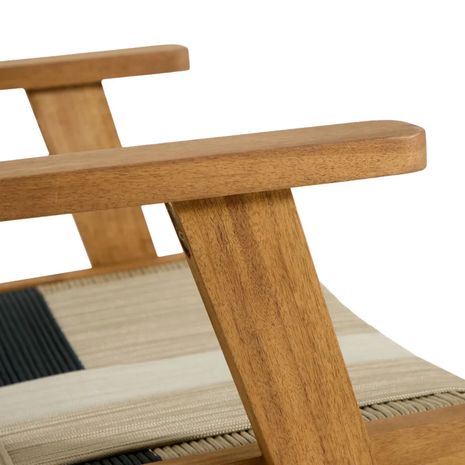 NOUS Garden loungestoel Arte beige/ zwart, foto 7