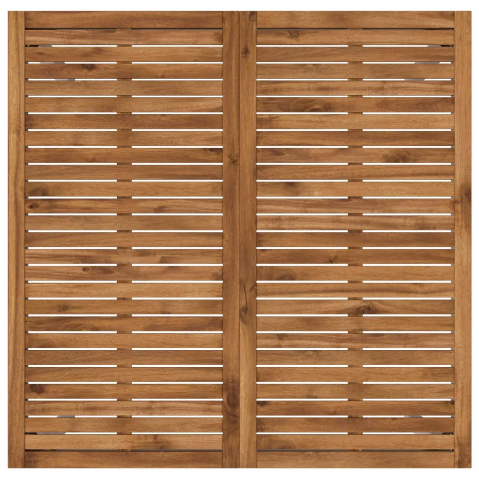 vidaXL Tuinbar Tafel NAARDEN Natuurlijk en Wit 110 x 108,5 x 105 cm, foto 4