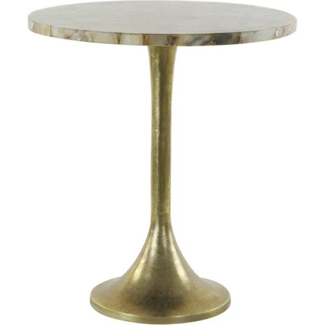 Light & Living Tafel RICKERD - Geel - 48x48x53 cm