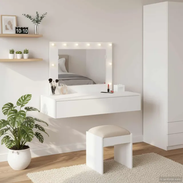 vidaXL Plafondtafel Wit 100 x 40 x 70 cm Bewerkt hout, foto 2