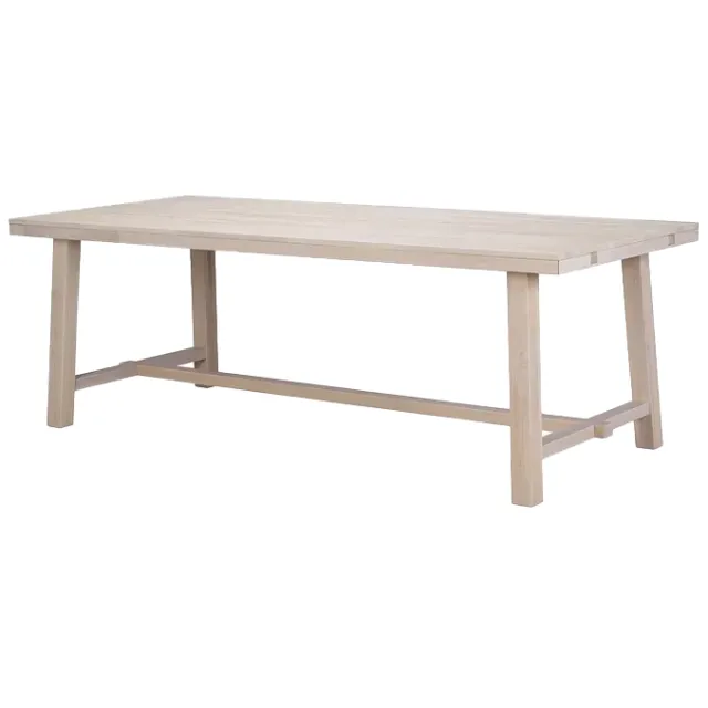 Rowico Home Brooklyn verlengbare houten eettafel whitewash - 220 x 95 cm, foto 2