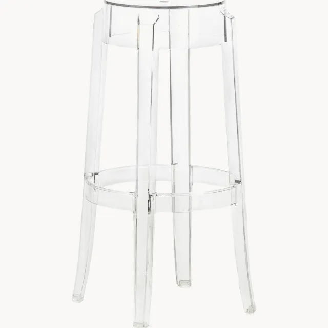 Kartell Design barkruk Charles Ghost Transparant