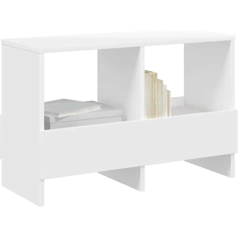 vidaXL Tijdschrift Rek Wit 68,5 x 30 x 45 cm