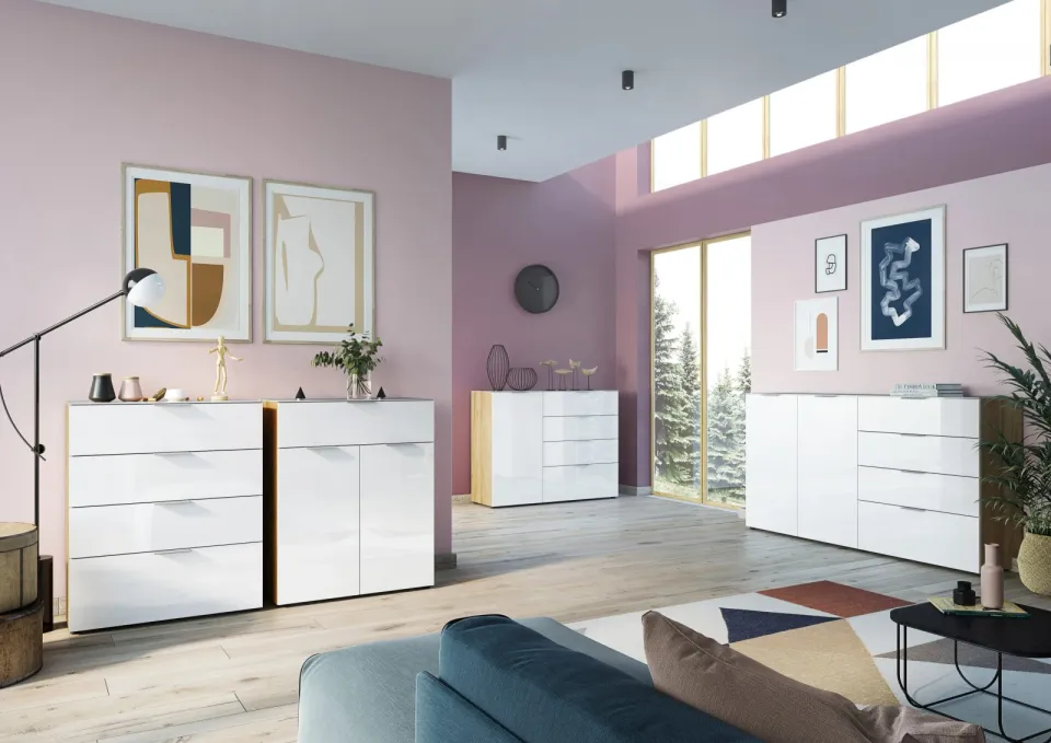 dressoir Sirmione wit-eiken, foto 4
