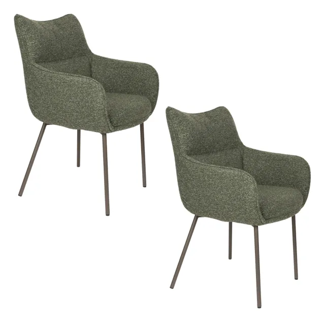 Housecraft Living Jacques eetkamerstoel groen