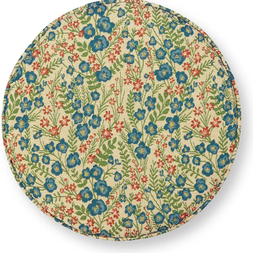 Pip Studio poef Poppy blauw, foto 2