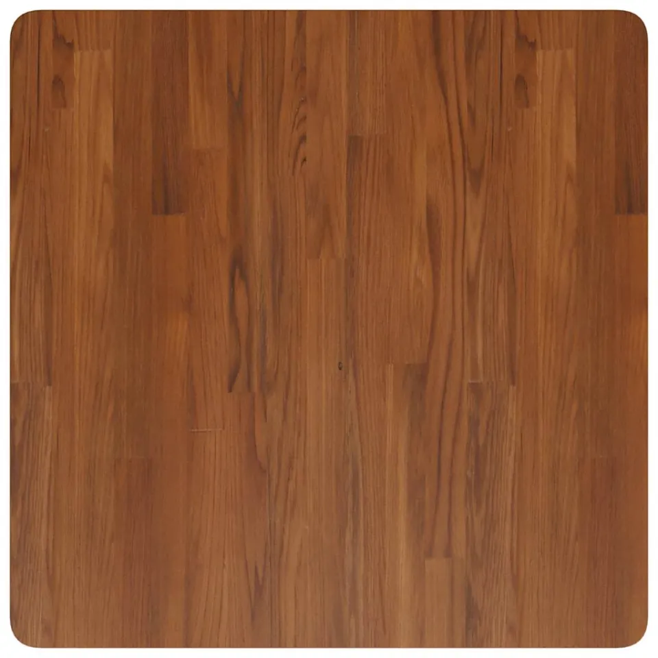 vidaXL Tafelblad vierkant 70x70x4cm behandeld eiken donkerbruin, foto 4