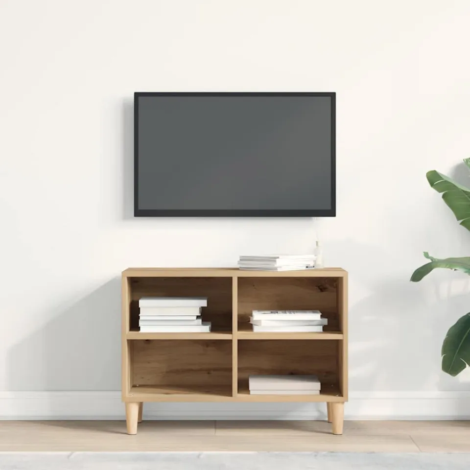 vidaXL TV-kast 69,5 x 30 x 50 cm artisian oak Bewerkt hout, foto 4