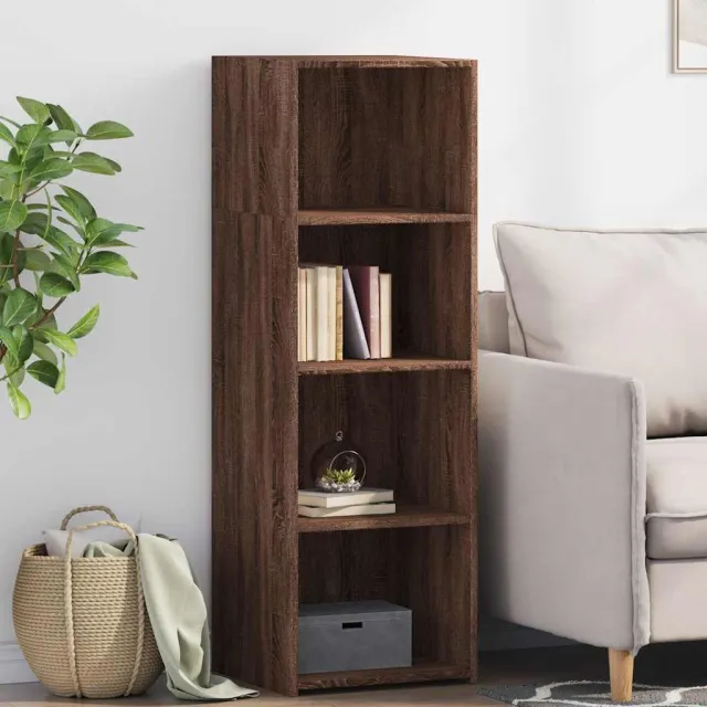 vidaXL Hoge kast 40x41x124 cm bewerkt hout bruin eikenkleur, foto 2