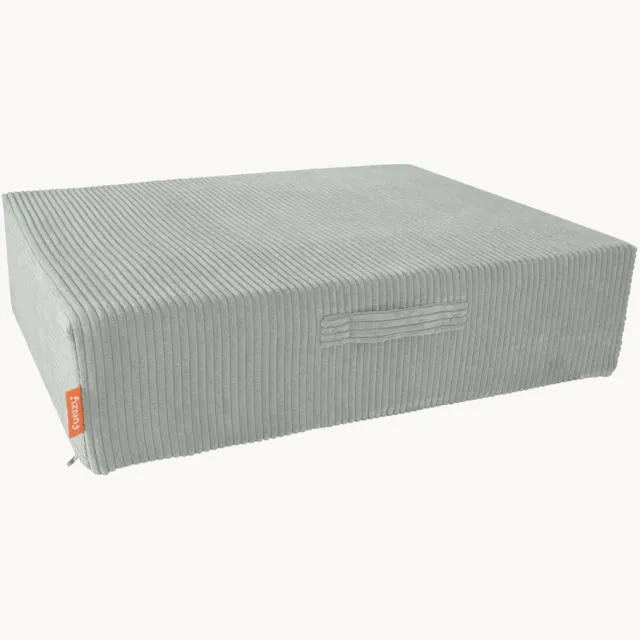 Funzy Kinderspringmatras Mila van corduroy Groen