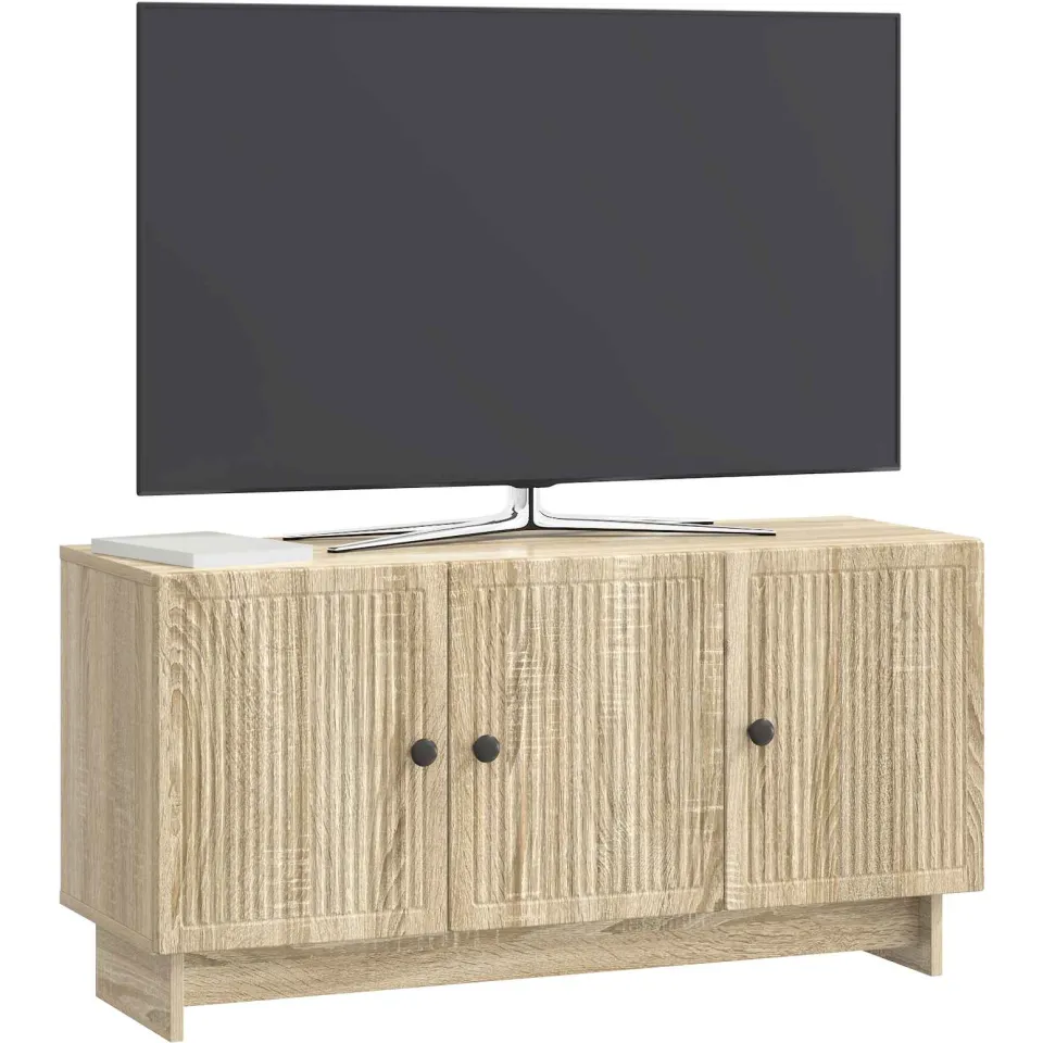 vidaXL TV-kast 99 x 34,5 x 50 cm Sonoma Eiken Bewerkt hout, foto 3