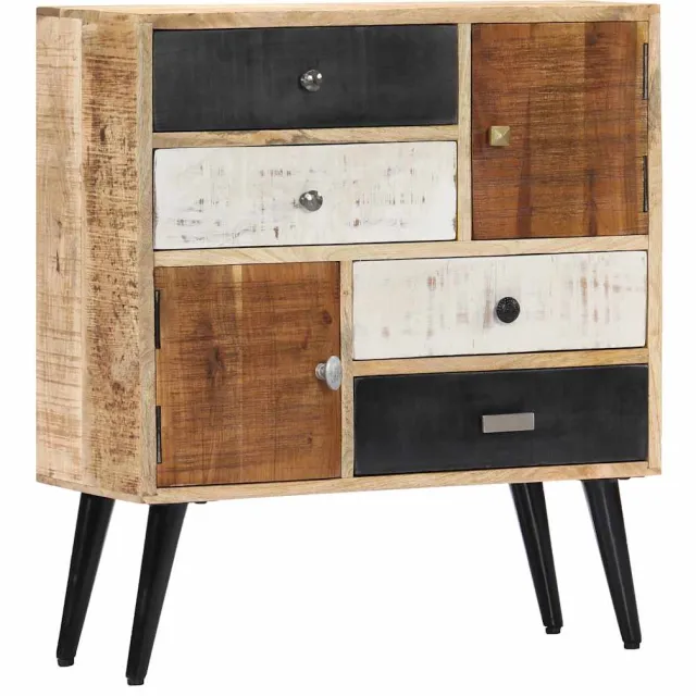 vidaXL Dressoir 70x30x78 cm massief mangohout Bruin