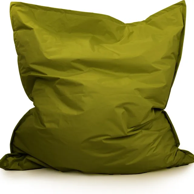 Parya HOME Drop & Sit Zitzak Nylon - Zitzakfauteuil - Woonkamerzitzak - Olijf - 130 x 150 cm