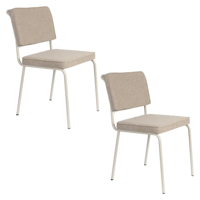 Zuiver Buddy eetkamerstoel beige, foto 2