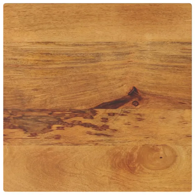 vidaXL Tafelblad vierkant 60x60x3,8 cm massief mangohout Bruin