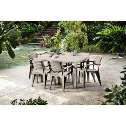 Keter Tuinstoel Julie Cappuccino 61,5x58,5x79cm beige, foto 4