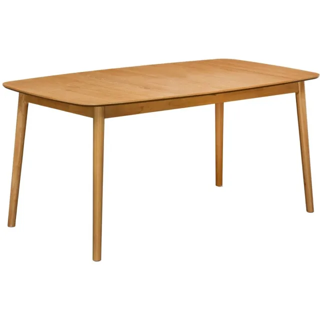 Atmosphera Créateur d'intérieur® Rechthoekige uitschuifbare eettafel Tilda voor 6 personen, beige Beige moyen